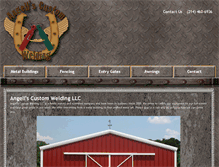 Tablet Screenshot of angellscustomwelding.com